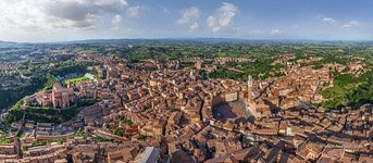 Bird's-eye view of Siena #1 Bird's-eye view of Siena #1