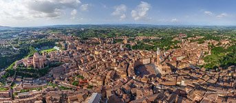 Bird's-eye view of Siena #1