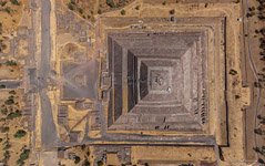 Pyramid of the Sun. Top view
