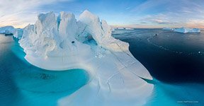 Iceberg with arch