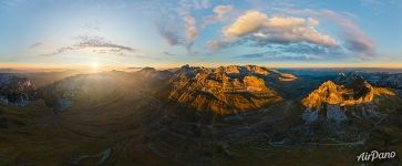 Valley of Durmitor at sunset #1 Valley of Durmitor at sunset #1