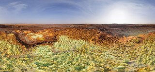 Dallol volcano, fumaroles