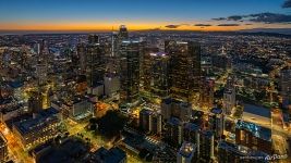 Los Angeles night cityscape