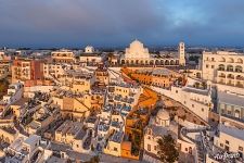Fira. City at the top of the caldera Fira. City at the top of the caldera