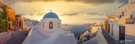 Panorama of Santorini