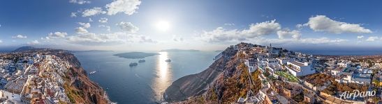 Coast of Santorini