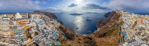 Fira. Panorama Fira. Panorama