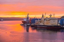 At the Murmansk port