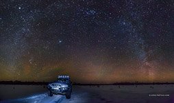 Starry sky over Kamchatka Starry sky over Kamchatka