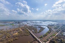 Klyazma River flood