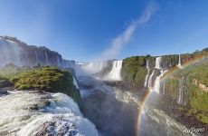 Rainbow above Iguazu Falls Rainbow above Iguazu Falls
