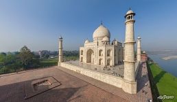 Taj Mahal from the north-east