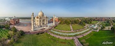 Taj Mahal from the south-west