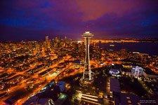 Space Needle at night Space Needle at night