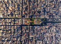 Bird's eye view of the Congressional Plaza