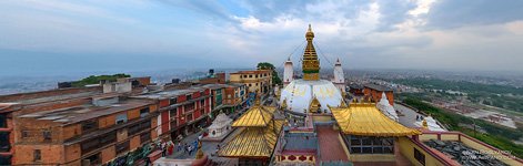 Swayambhunath Stupa. Panorama