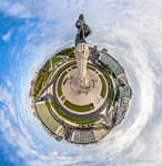 Marquis of Pombal monument. Planet