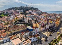 City view. Castle of São Jorge