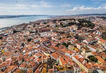 View of the city and Tagus River