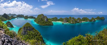 Wayag islands view from the top of the hill, Raja Ampat, Indonesia #3