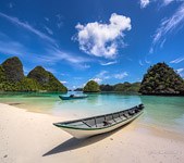 Boats at Wayag islands, Raja Ampat, Indonesia #4