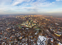 Bird's eye view of Sergiyev Posad Bird's eye view of Sergiyev Posad
