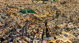 Bird's eye view of Fes #3 Bird's eye view of Fes #3