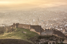 The fortress wall and the medina of Fez The fortress wall and the medina of Fez