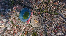 Stadium Estadio Azul and Plaza de Toros de Mexico