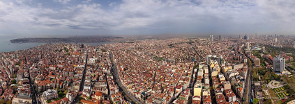 Bird's eye view of Istanbul #4 Bird's eye view of Istanbul #4