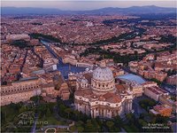 Above the St. Peter's Basilica