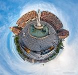 Fountain at the Place Masséna. Planet