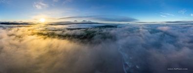 The fog over the Khalatyrskiy beach