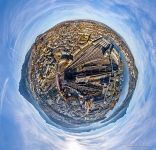 Above the railway station. Planet Above the railway station. Planet