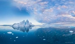 Among icebergs, Greenland
