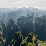 Heaven Pillar. Morning mist