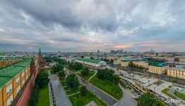 Walls of the Moscow Kremlin and Manege