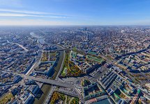 Moscow from the altitude of 540 meters
