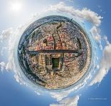 Bird's eye view of Seville. Planet