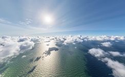 Clouds above the Baltic Sea Clouds above the Baltic Sea