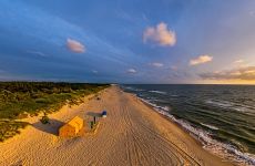 Baltic Sea beach near Nida. Lithuania