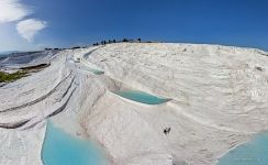 Travertine terraces Travertine terraces