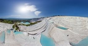 Limestone walls Pamukkale Limestone walls Pamukkale