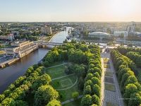 Bird’s eye view of Kaliningrad