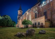 Königsberg Cathedral at night