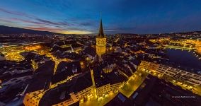 St. Peter Church at night