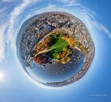 Above the Arboretum park. Planet