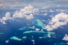 Clouds above Maldives