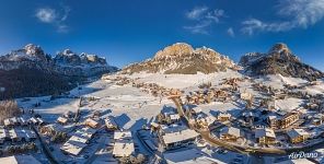 Panorama of Colfosco village