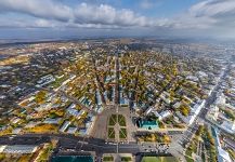 Above the Susaninskaya square, Kostroma Above the Susaninskaya square, Kostroma